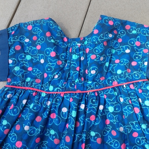 🐟 print toddler dress with matching bloomers - Picture 4 of 6
